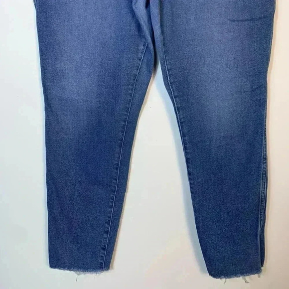 Everlane The Vintage Skinny Jean Size 32 Ankle Raw Hem 4 Buttons Shaping - Picture 10 of 13
